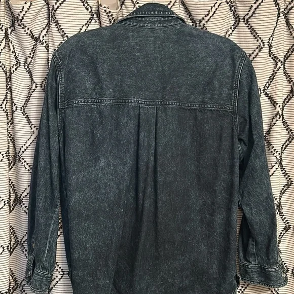 EUC American Eagle Denim Shacket - Picture 5 of 5